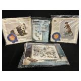 Lot of Four Needlework Kits-New