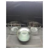 Aroroc France Parfait Glass/Anchor Hocking Bowls