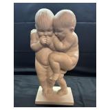 1960 Wallach Sons 'Little Secrets' Chalkware Stat
