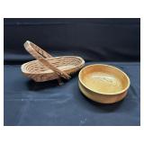 Collapsible Basket/Wood Turned Bowl