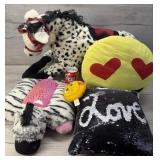 COLLECTIBLE PLUSH HUGFUN PONY PILLOW PETS ZEBRA