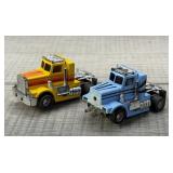 VINTAGE TYCO SLOT CAR SEMI TRUCK CABS x 2