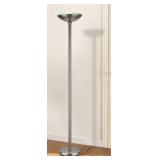 LED TORCHIERE FLOOR LAMP 71' BRUSHED STEEL