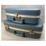 2 PC VINTAGE LUGGAGE SET