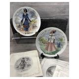 D ARCEAU LIMOGES PORCELAIN COLLECTOR PLATES