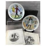 D ARCEAU LIMOGES PORCELAIN COLLECTOR PLATES