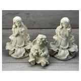 COLLECTIBLE CERAMIC ANGEL FAIRIES FIGURINES