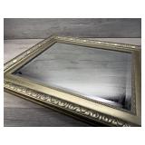FRAMED WALL MIRROR W BEVELED EDGE