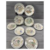 VINTAGE BURGESS & LEIGH ENGLAND COLLECTIBLE PLATES