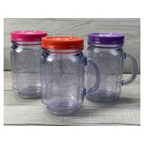 ALADDIN 20 OZ INSULATED PLASTIC MASON TUMBLERS
