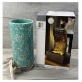 SLATE TOWER FOUNTAIN & MOSAIC LAMP