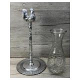 ROOSTER KITCHEN CARAFE & PAPER TOWEL HOLDER