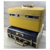 VINTAGE LUGGAGE SAMSONITE & SEARS COURIER TRAIN CS