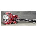 METAL RED MAN SNUFF GUITAR WALL ART