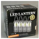 LED LANTERNS 4 PACK GOLD ARMOUR