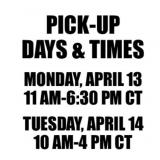 PICK UP DAYS & TIMES