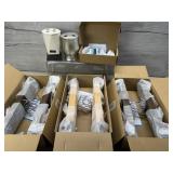 CLOTHING HANGARS SHOWER CURTAIN HOOKS TOOTHBRUSH