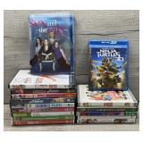 FAMILY & FITNESS DVD & BLUERAY DISCS