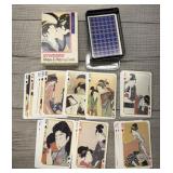 VINTAGE PLAYING CARDS UTAMARO UKIYO E