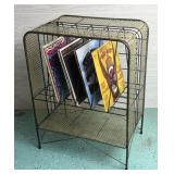 VINYL RECORD HOLDER VINTAGE MID CENTURY MODERN