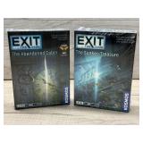 EXIT ESCAPE ROOM GAMES YOU PLAY AT HOME!  SEALED