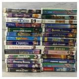 VINTAGE VHS CLAM SHELL MOVIE COLLECTION DISNEY
