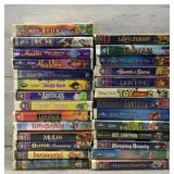 VINTAGE VHS CLAM SHELL MOVIE COLLECTION DISNEY