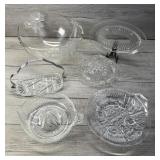 COLLECTIBLE VINTAGE GLASS SERVICE WARE