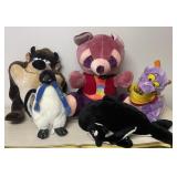 VINTAGE PLUSH TOYS TAZ FIGMENT FORTE PENGUIN ORCA