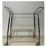 VINTAGE ROLLING TV CART