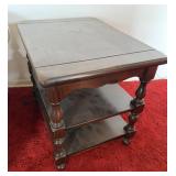 ETHAN ALLEN? WOOD SIDE TABLE