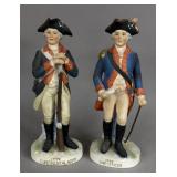 LEFTON CHINA COLONIAL SOLDIER FIGURINES