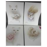 SET OF 4 VINTAGE LITHOGRAPHS BY BOB HARRISON