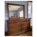 ETHAN ALLEN CLASSIC MANOR 7 DRAWER DRESSER W MIRRO
