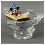 DISNEY FANTASIA MICKEY MOUSE CRYSTAL FIGURINE