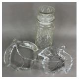 MR PEANUT JAR & LEAF TRINKET TRAYS