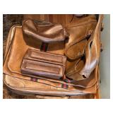 VINTAGE VINYL LUGGAGE 5 PIECES