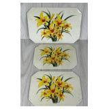 PRO TEX 3 PC TRIVET SET W LILY PATTERN