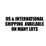 SHIPPING AVAILABLE ON MANY LOTS
