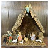 VINTAGE NATIVITY SET MADE IN ITALY