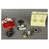 FASHION JEWELRY ASIAN HEART LOCKET EARRINGS