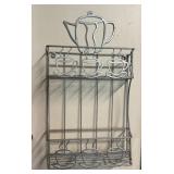 METAL WALL DISPLAY SHELF ORGANIZER