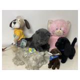 VINTAGE PLUSH DOGS & CATS DAKIN APPLAUSE DUFFERS