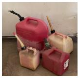 VINTAGE PLASTIC GASOLINE CANS