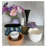 DECORATIVE FLOWER VASES & POTS