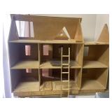 VINTAGE WOODEN DOLLHOUSE 40' X 15' X 32'