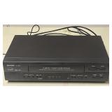 VHS VCR SHARP VC A56OU FOUR HEAD POWERS ON