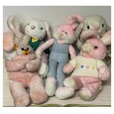 VINTAGE PLUSH RABBITS INTERPUR  NORTH AMER HARES