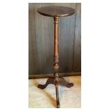 WOOD PEDESTAL PLANT STAND