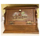 VINTAGE WOOD BREADBOX